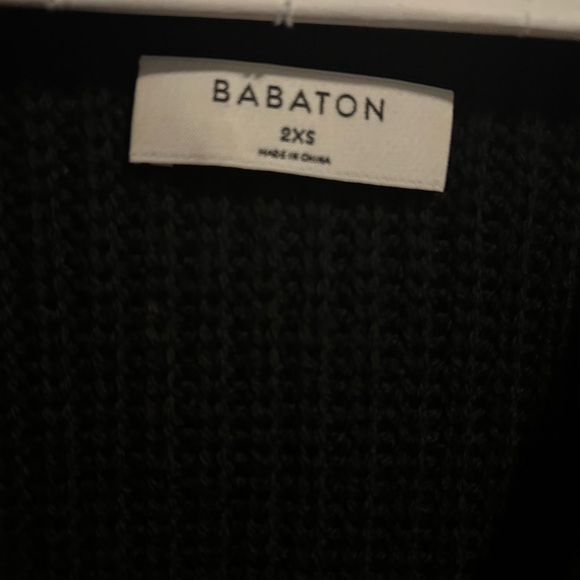 Aritzia (Babaton) Thick CableKnit Black Sweater - Picture 4 of 4